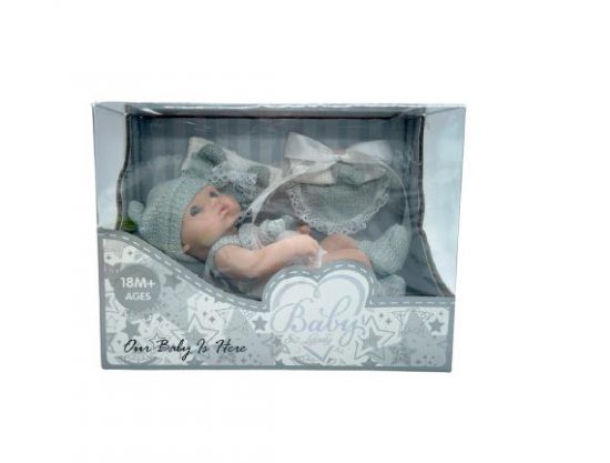 בובות בובת תינוק 21 ס”מ עם סט אקססוריז בקופסה