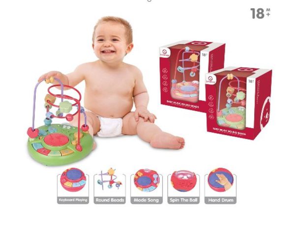 משחקים לתינוקות משחק התפתחותי לתינוק מסלול חרוזים