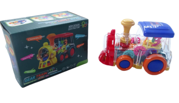 צעצועי התפתחות קטר צבעוני אלקטרוני